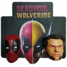 Imán 3-D doble Deadpool & Wolverine (Marvel Studios)