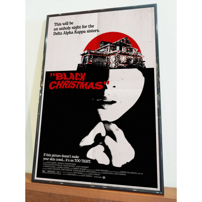 Cuadro con vidrio Black Christmas (Bob Clark)