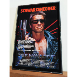 Cuadro con vidrio The Terminator (Schwarzenegger - Cameron)