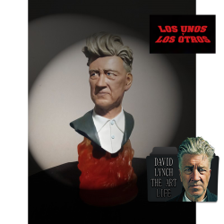 David Lynch escultura busto...