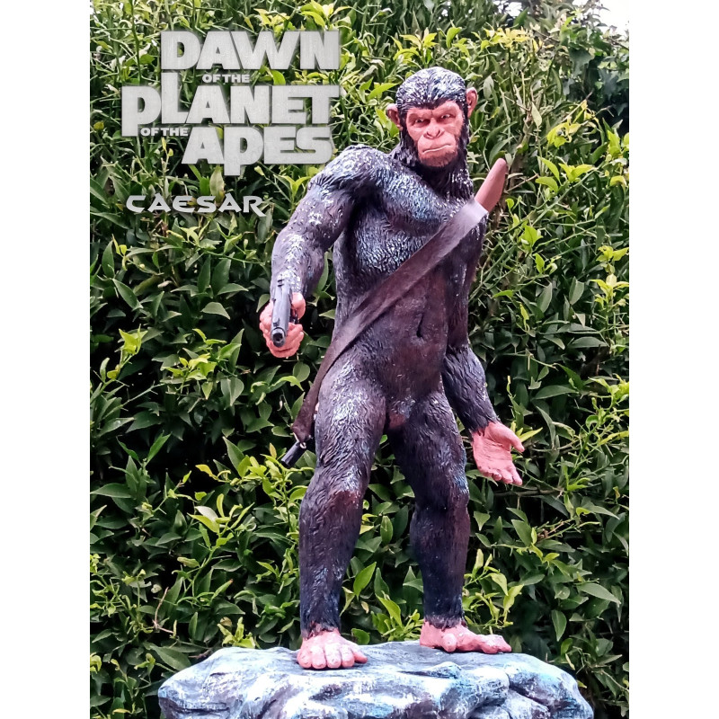 Escultura Caesar de Dawn of the Planet of the Apes (Artesanal en resina)