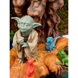 Escultura Diorama Star Wars The Empire Strikes Back - Radio drama (Yoda)