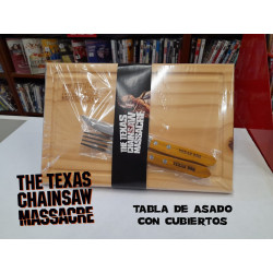 Tabla de asado The Texas Chain Saw Massacre (incluye cubiertos)