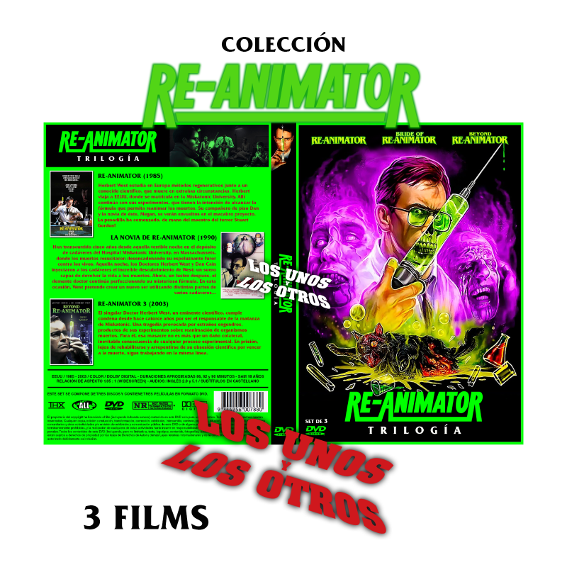 Re-Animator Trilogía DVD