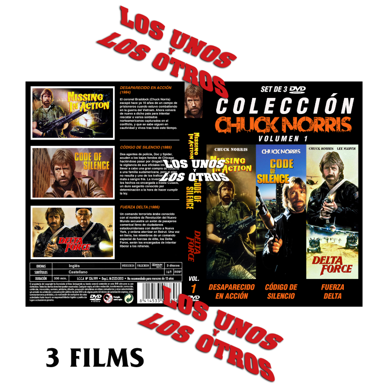 Chuck Norris - Colección vol. 1 DVD - 3 Películas