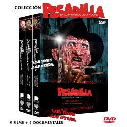 A Nightmare on Elm Street (Pesadilla saga) Colección completa DVD - 9 películas + 4 documentales