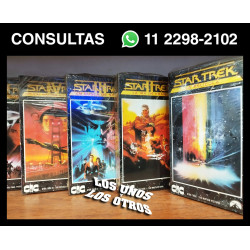 VHS - Star Trek saga de películas 1-8 (Películas en Videocassette) IMPECABLES!!!